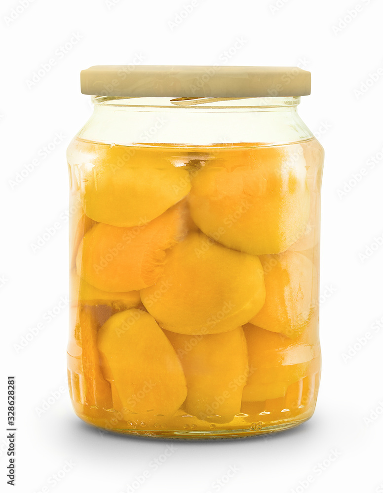 Sealed apricots in a glass cup. Apricot compote. Canned aricots in glass Jar. Preserved fruit in glass. Stewed apricots. Sealed apricots in a glass cup. Apricot compote. Canned aricots in glass Jar. Preserved fruit in glass. Stewed apricots.
