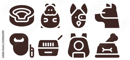 pets icon set