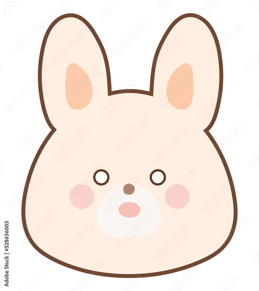 うさぎのイラスト びっくり 線あり うさぎのイラスト びっくり 線あり