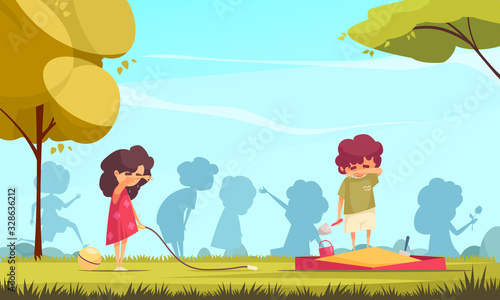 Lonely Children Background