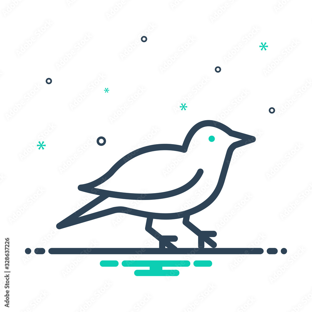 Mix icon for bird Mix icon for bird