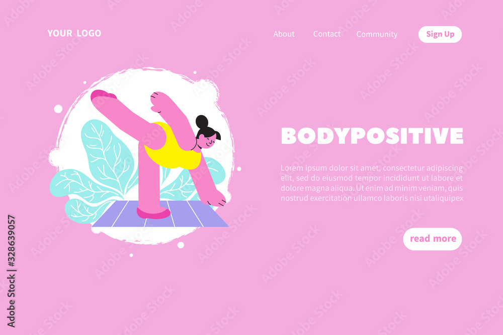 Body Positive Landing Page