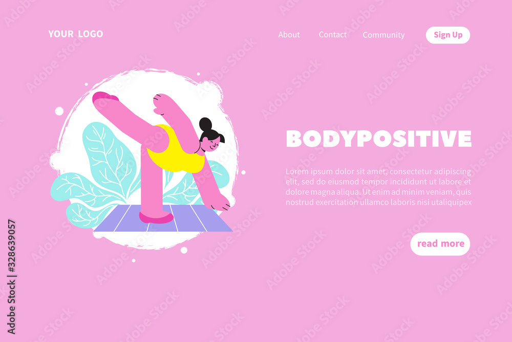 Body Positive Landing Page Body Positive Landing Page