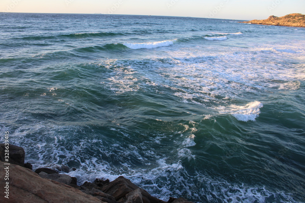 Fototapeta premium waves on beach