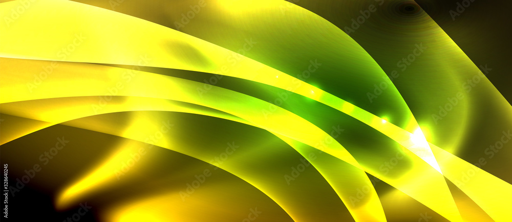 Abstract background. Shiny design neon waves with light effects, techno trendy design. Vector Illustration For Wallpaper, Banner, Background, Card, Book Illustration, landing page Abstract background. Shiny design neon waves with light effects, techno trendy design. Vector Illustration For Wallpaper, Banner, Background, Card, Book Illustration, landing page