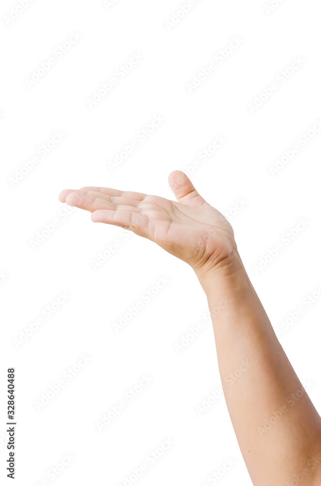 a hand holding something like a bottle or smartphone on white backgrounds, Female hand holding a virtual card with your fingers on a white background with clipping path. a hand holding something like a bottle or smartphone on white backgrounds, Female hand holding a virtual card with your fingers on a white background with clipping path.