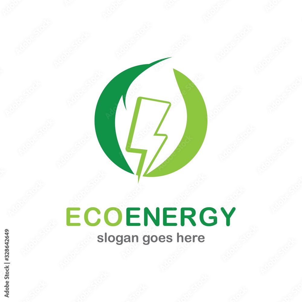 Eco energy icon Eco energy icon