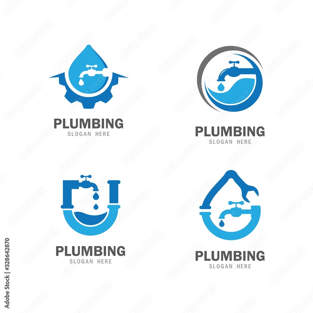 Plumbing icon logo