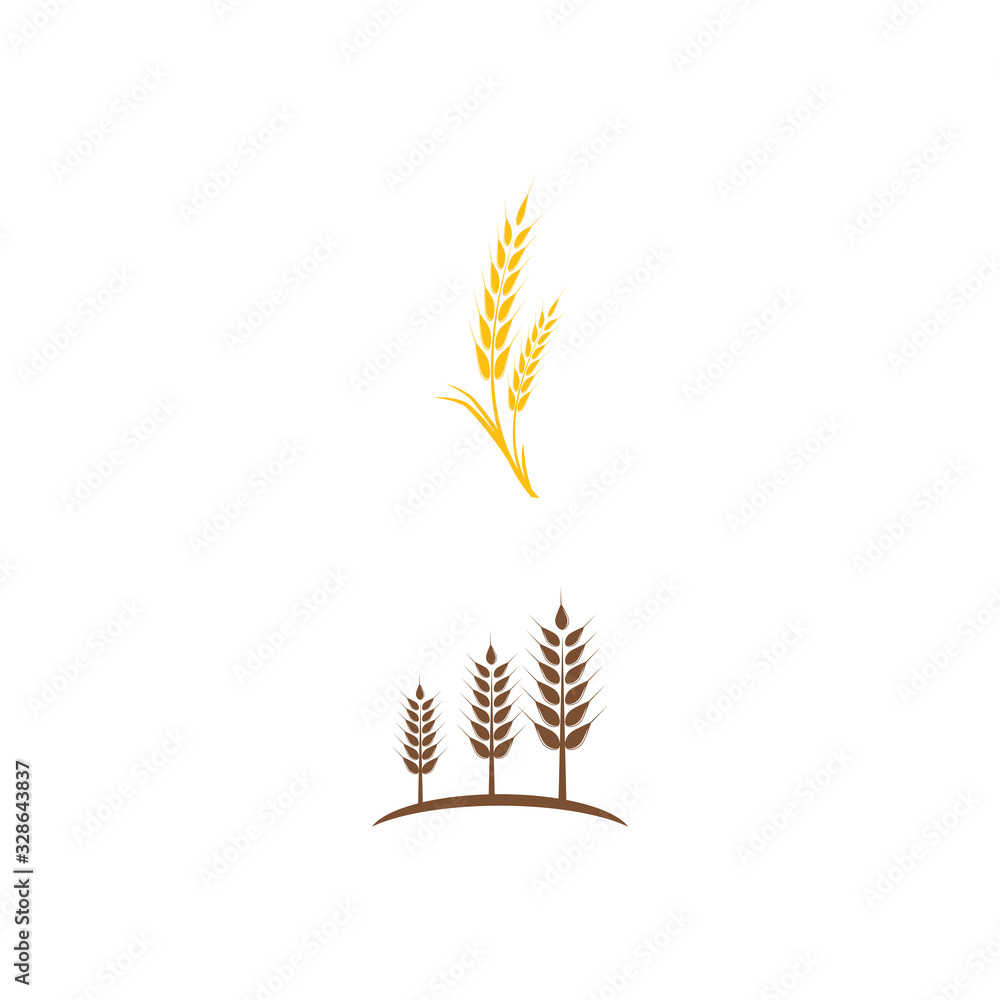 Wheat Logo Template vector symbol Wheat Logo Template vector symbol
