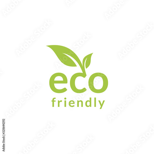 Healthy natural product label logo design