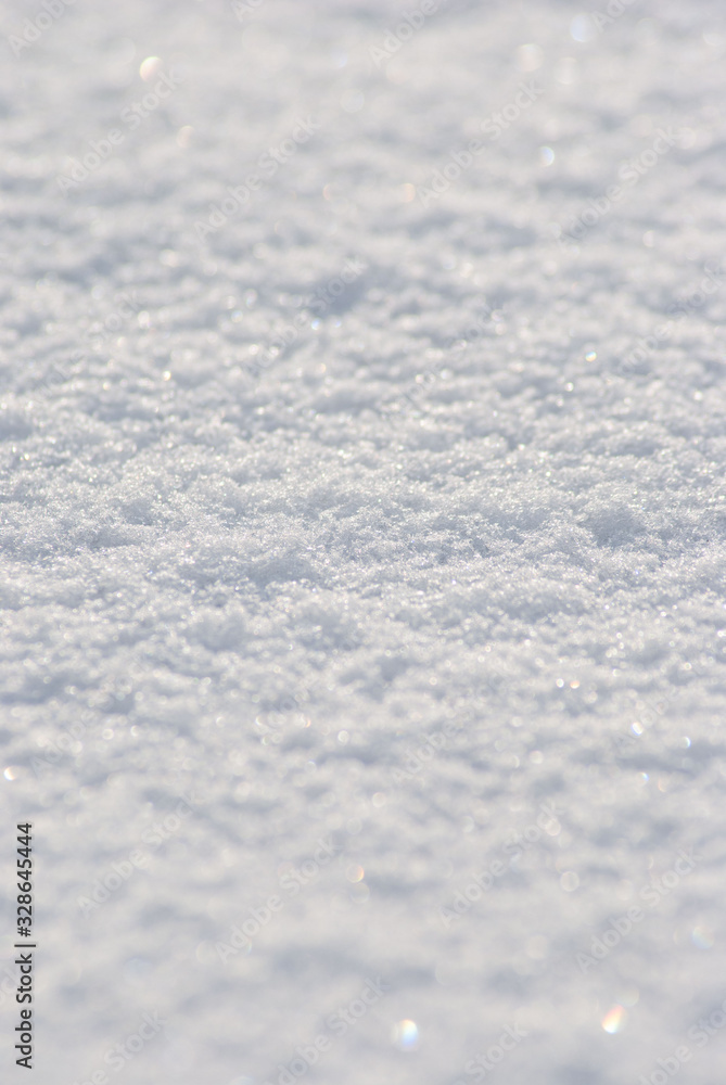 White snow texture. Winter. New Year.