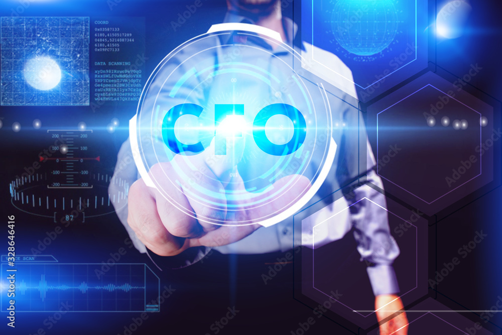 Business, Technology, Internet and network concept. Young businessman working on a virtual screen of the future and sees the inscription: Business, Technology, Internet and network concept. Young businessman working on a virtual screen of the future and sees the inscription: