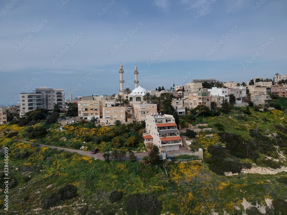 Kababir neighborhood  is mixed with a majority of Ahmadi Muslim Arabs and a significant minority of Jews in Haifa, Israel