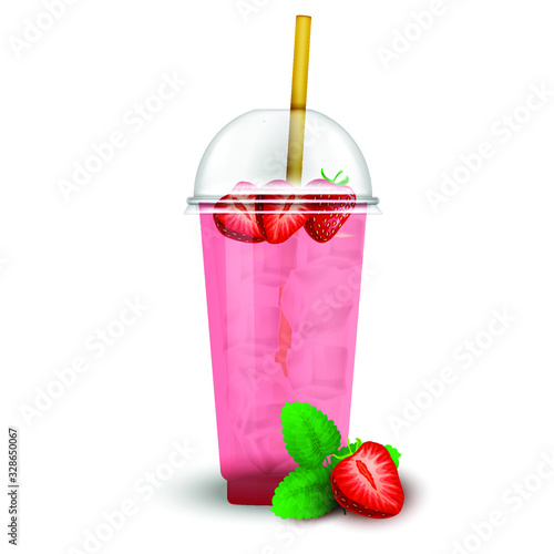 strawberry juice drinks glass fresh