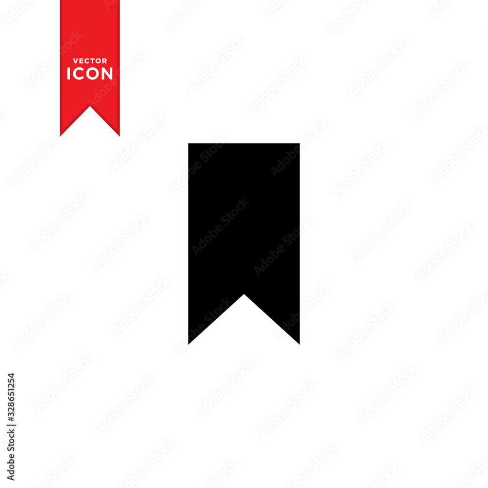 Bookmark icon vector. Flat design style on trendy icon. Bookmark icon vector. Flat design style on trendy icon.