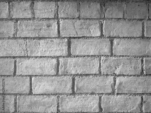 Background of cracks on the wall, floor, black and white icon.