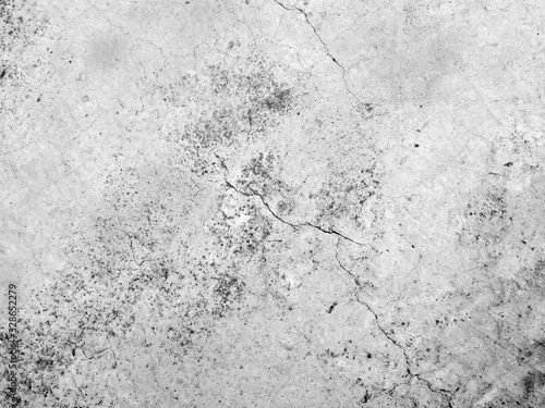 Background of cracks on the wall, floor, black and white icon.