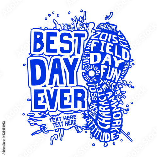 Best day ever infographic design - VECTOR