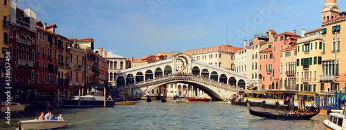 Rialto Bridge in Venice. Italy