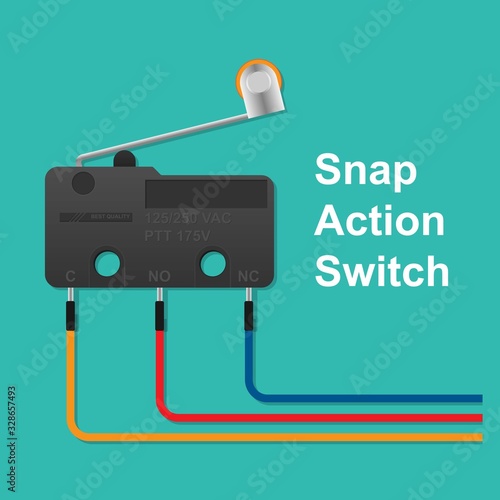 limit switch or micro switch for sensing and detection control