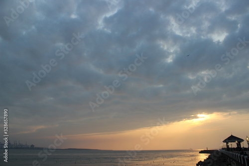 sunset on the beach Taiwan