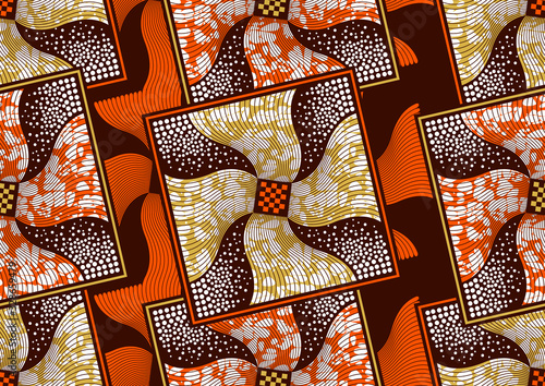 african seamless pattern, picture art and abstract background, vector illustration file.
