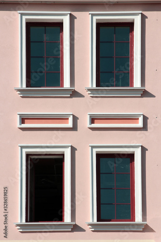 window with shutters