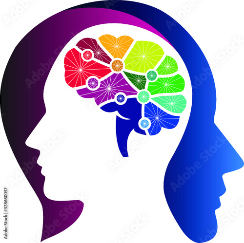 couple head cerebral logo