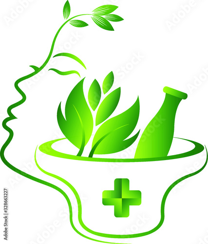 herbal face logo