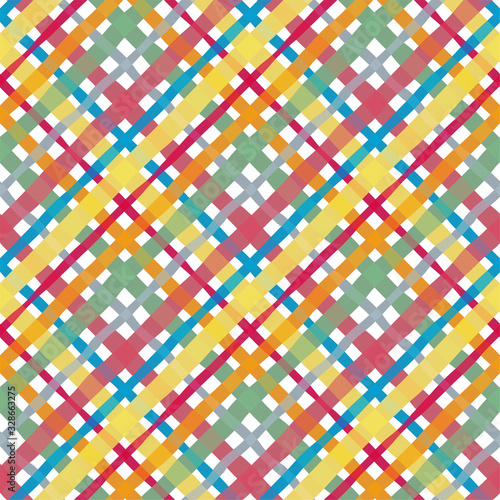 Check watercolor seamless pattern