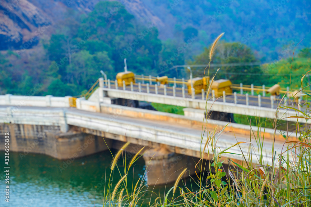 Fototapeta premium Water Reservoir Mattupetty Dam Munnar Kerala India
