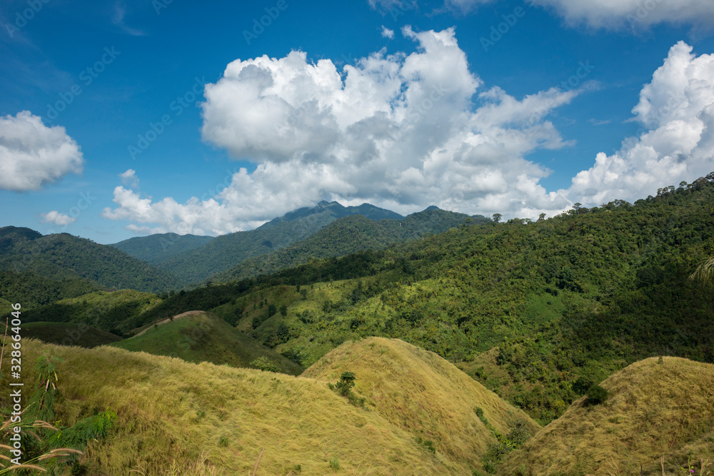 Beautiful mountain view at the north of thailand