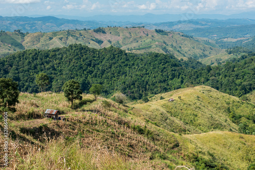 Beautiful mountain view at the north of thailand