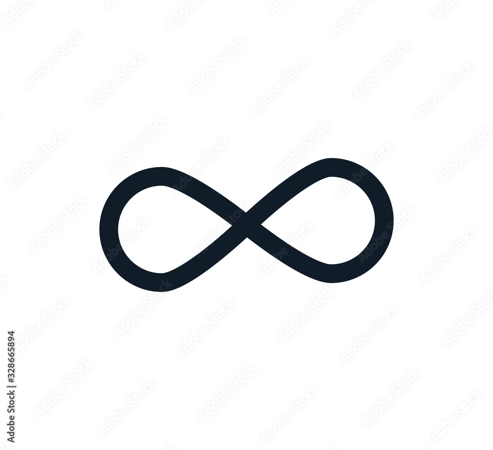 Fototapeta premium Infinity icon vector logo design template