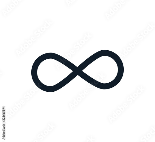 Infinity icon vector logo design template