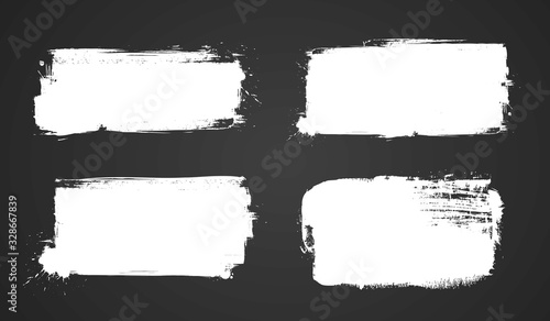 Set of grunge banners for your design