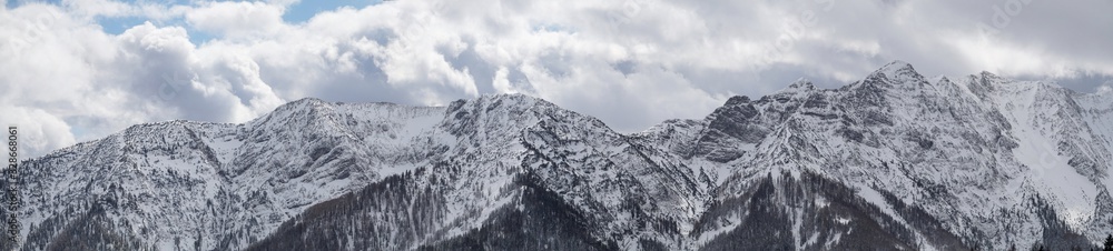 Winterpanorama nahe der Krenspitze