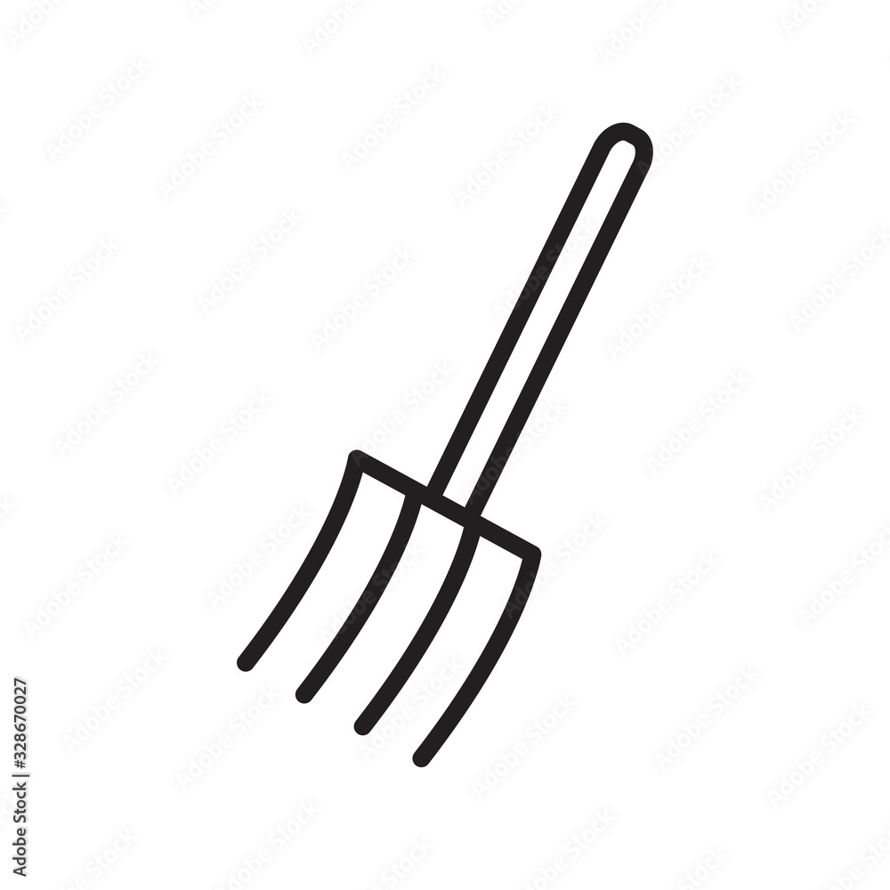 fork icon collection, trendy style fork icon collection, trendy style