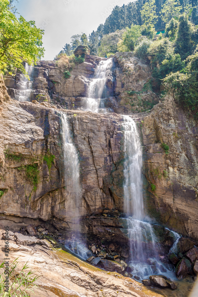 Fototapeta premium View at the Ramboda Falls (109 m) - Sri Lanka