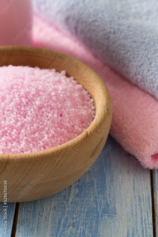 aromatic bath pearl bath beads and clean towels aromatic bath pearl bath beads and clean towels