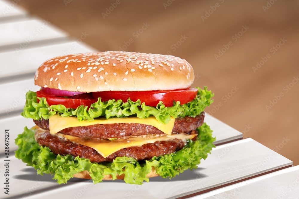 Hamburger. Hamburger.