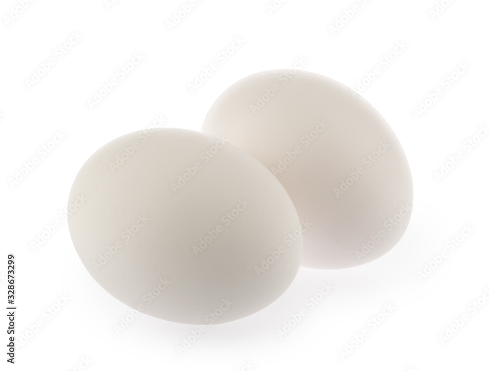 chicken eggs isolated on white background with clipping path chicken eggs isolated on white background with clipping path