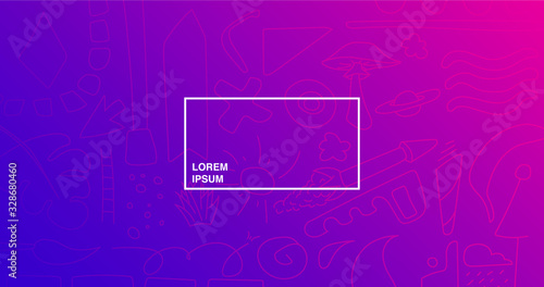 Scribble background, vector illustration design.