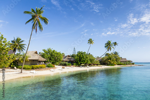 Summer vacation on Moorea island in French Polynesia