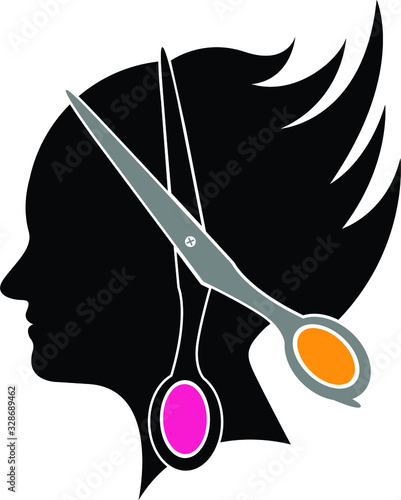 hair cut logo photo