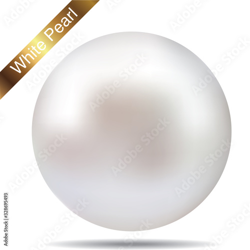 Pearl white texture gradient mesh