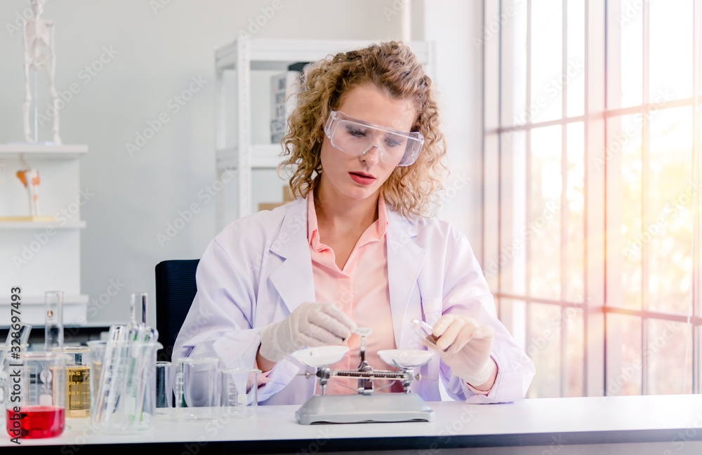 Scientists working in laboratory Scientists working in laboratory