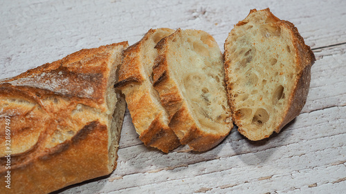 Traditional artisan French bread classic to serve with any meal, ideal for sandwich, for dips, excellent with soups.