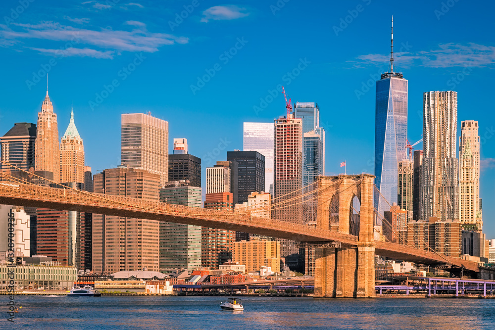 Manhattan and Brooklyn Bridge, New York City
