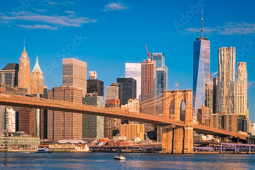 Manhattan and Brooklyn Bridge, New York City © Mapics